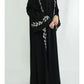 Women's Embroidered Abaya Dress with Scarf