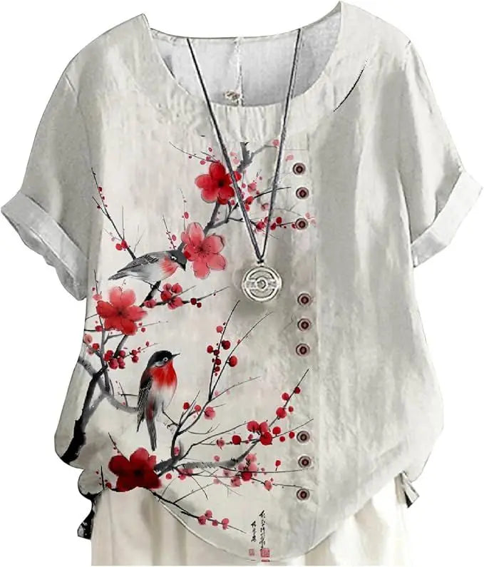 Women's Animal & Floral Print Tunic