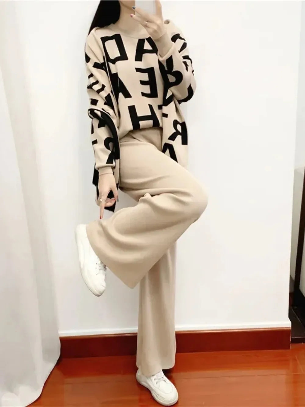 Women's 3-Piece Knit Tracksuit Set