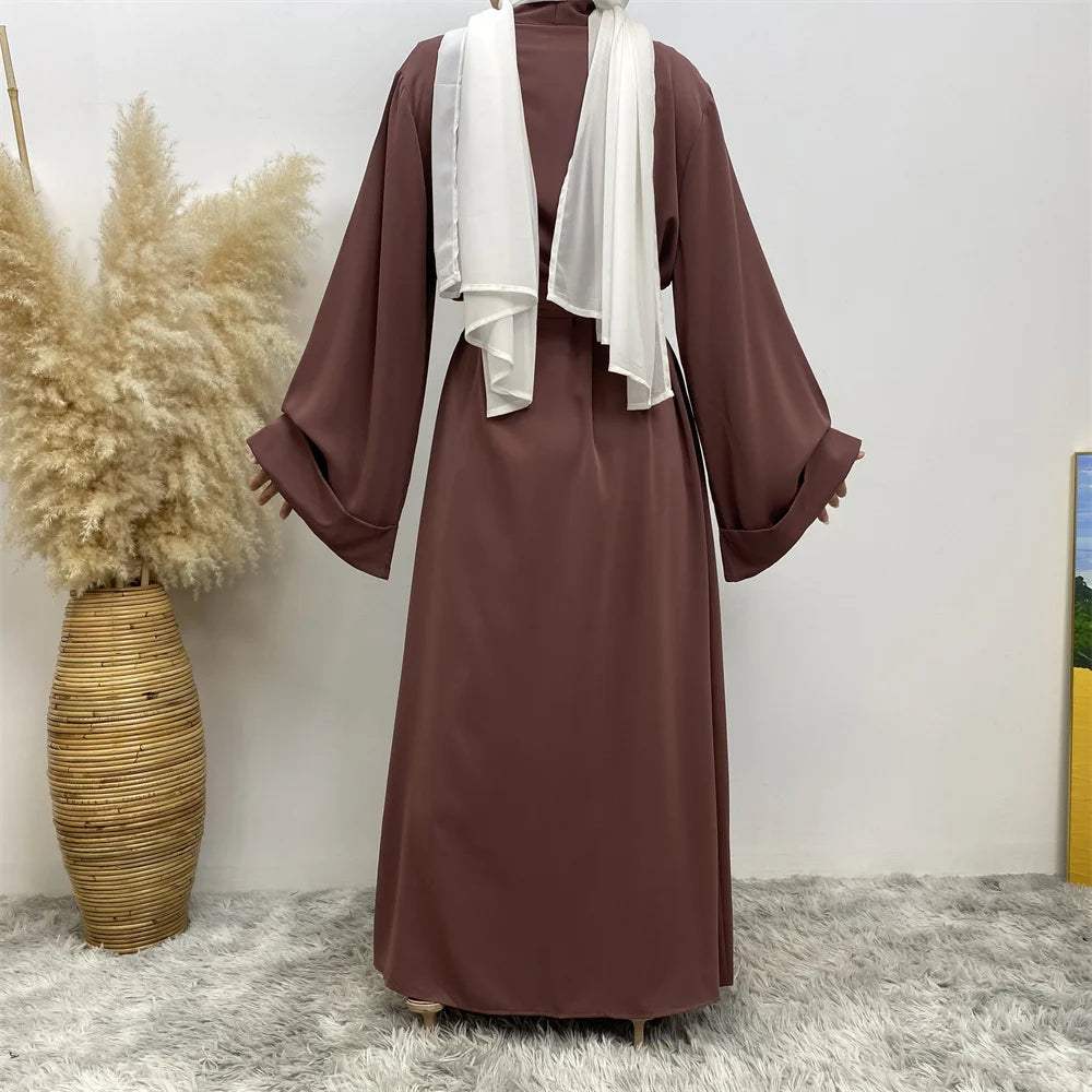 Solid Color Kimono Abaya