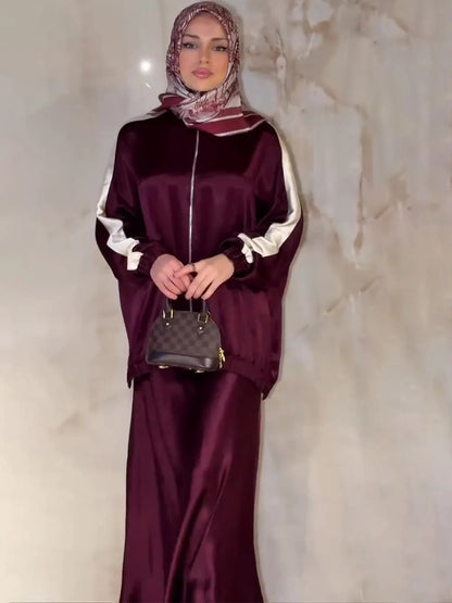 Women's Muslim Jacket & Skirt Set