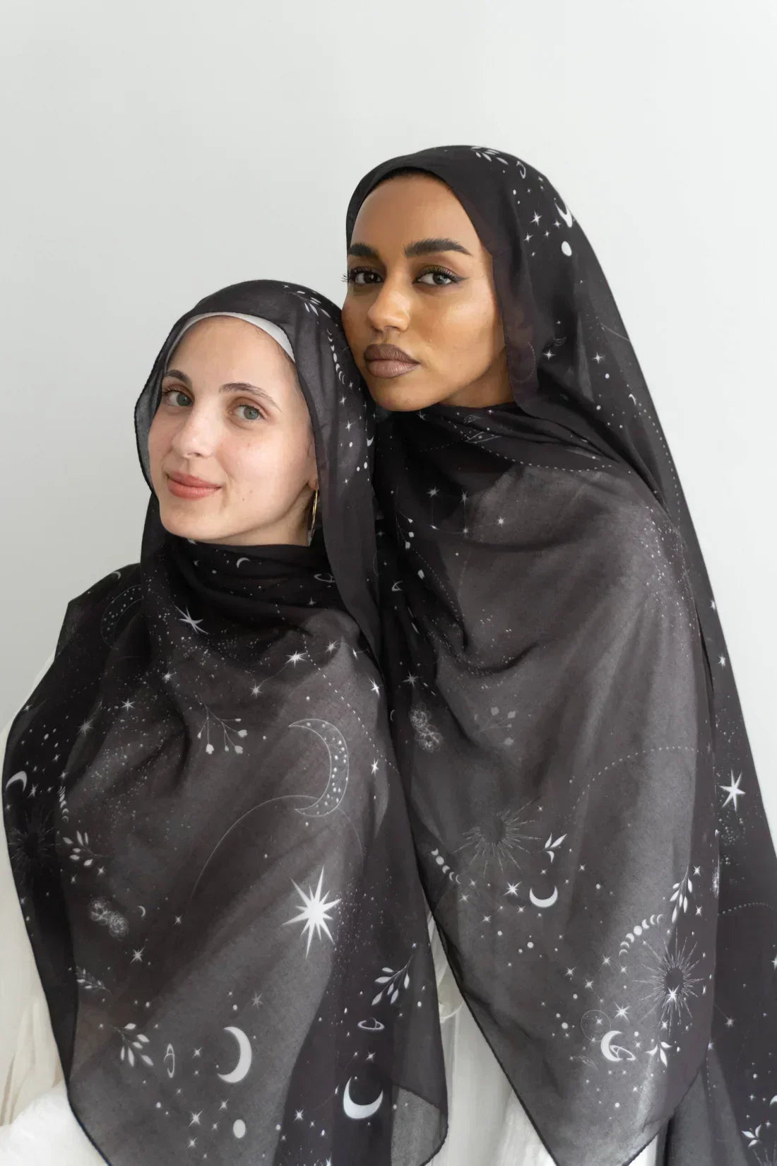 Watercolor Floral Cotton Hijab