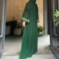 Women's Embroidered Abaya Dress with Scarf