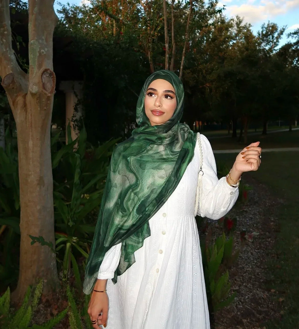 Tie-Dye Cotton Hijab Scarf