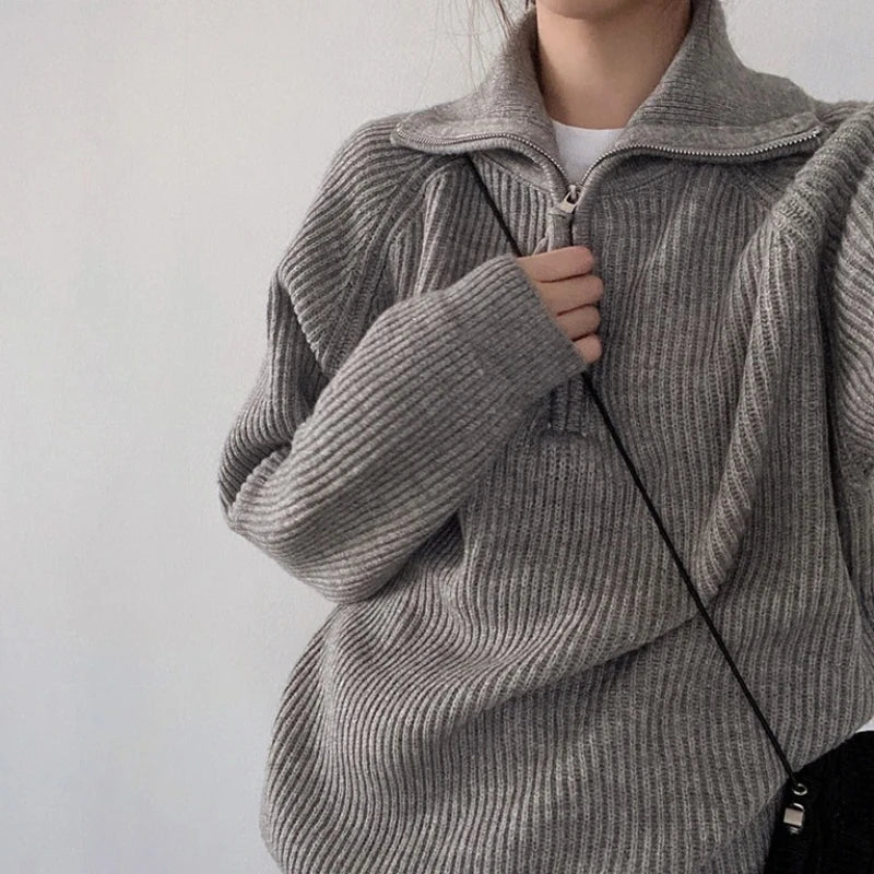 Women's Korean Turtleneck Pullover Sweater