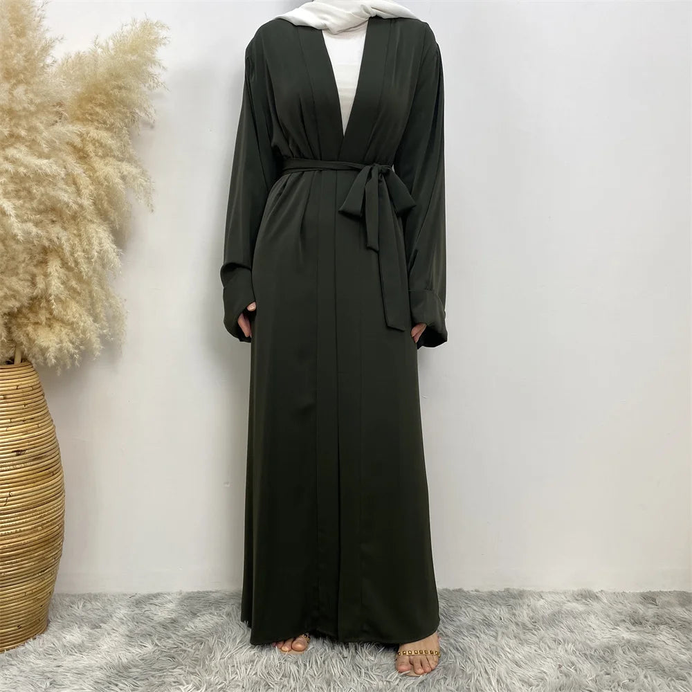 Solid Color Kimono Abaya