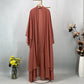 Chiffon Open Abaya Kaftan for Women