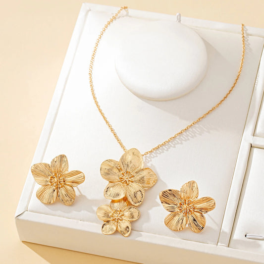 Romantic Flower Jewelry Set