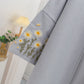 Women's Floral Embroidered Open Abaya