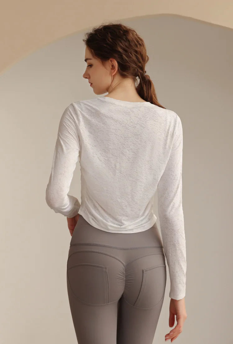 Women's Long Sleeve Slim Yoga Top