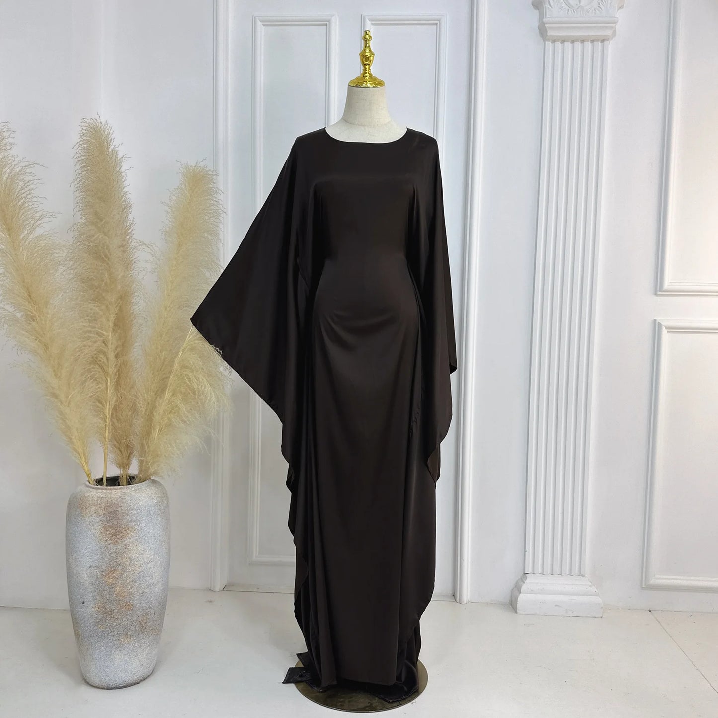 Satin Butterfly Abaya