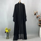 Chiffon Open Abaya Kaftan for Women