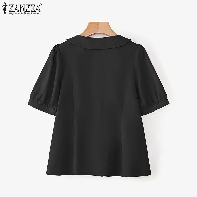 Women's Elegant Puff Sleeve Blouse