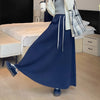 Women's High-Waist Pleated A-Line Skirt