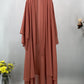 Chiffon Open Abaya Kaftan for Women