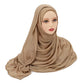 Large Plain Modal Hijab