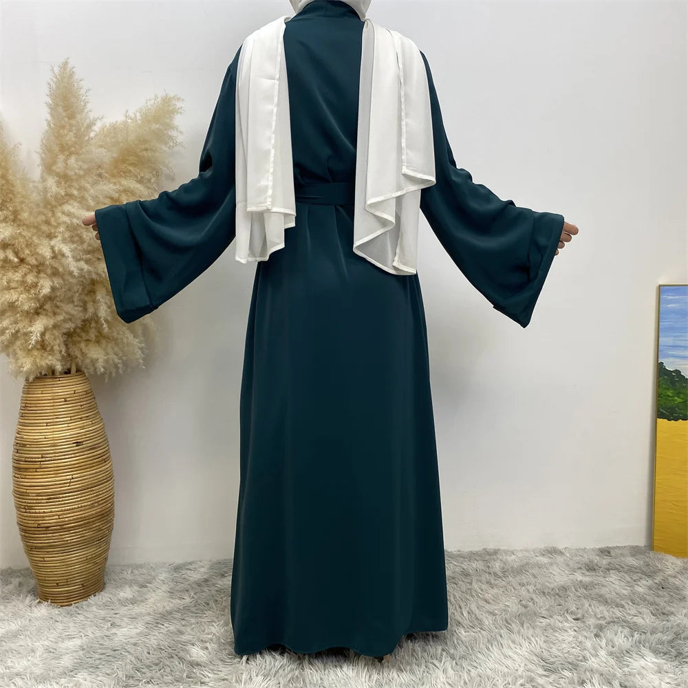 Solid Color Kimono Abaya