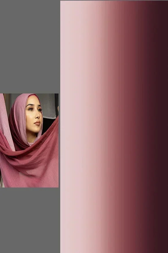 Watercolor Floral Cotton Hijab