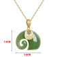 Hetian Jade Elephant Pendant Necklace