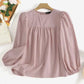 Women's Elegant O-Neck Blouse