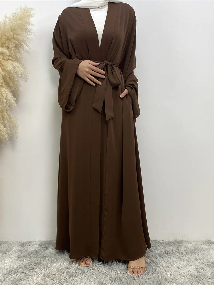 Solid Color Kimono Abaya