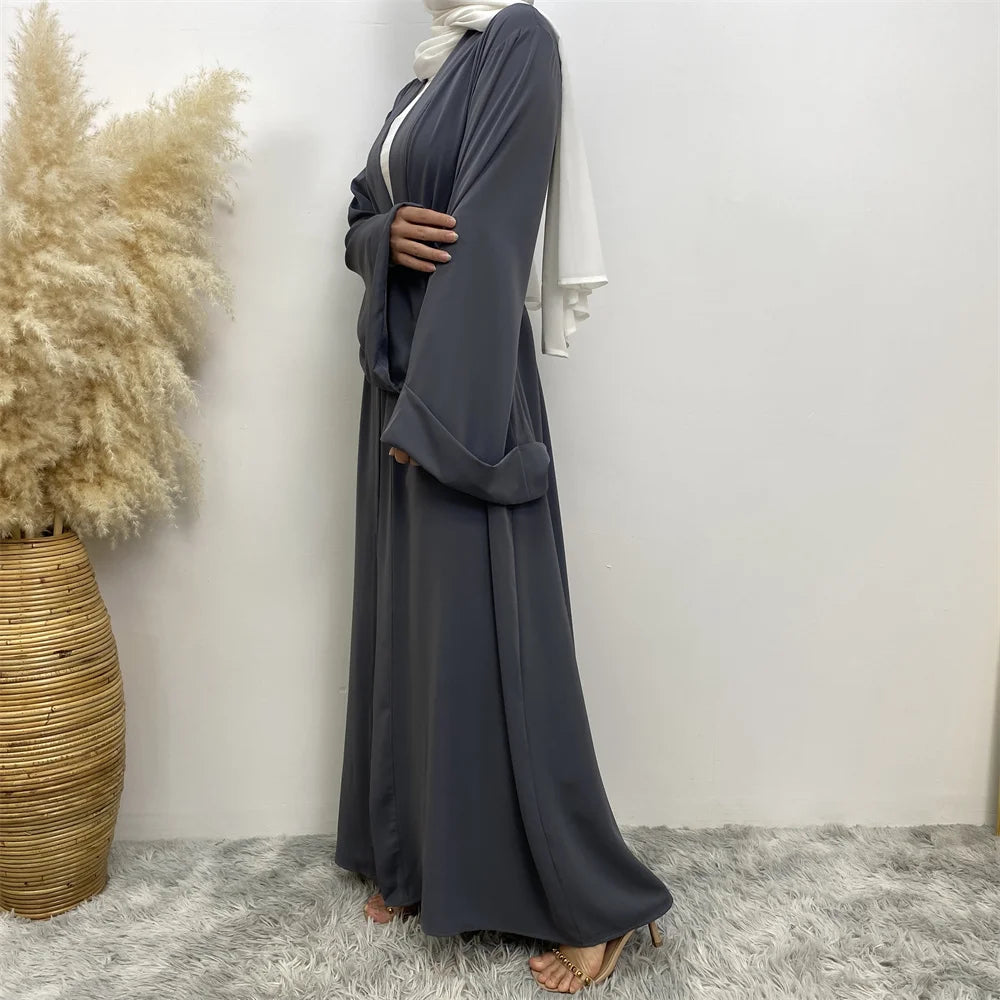 Solid Color Kimono Abaya