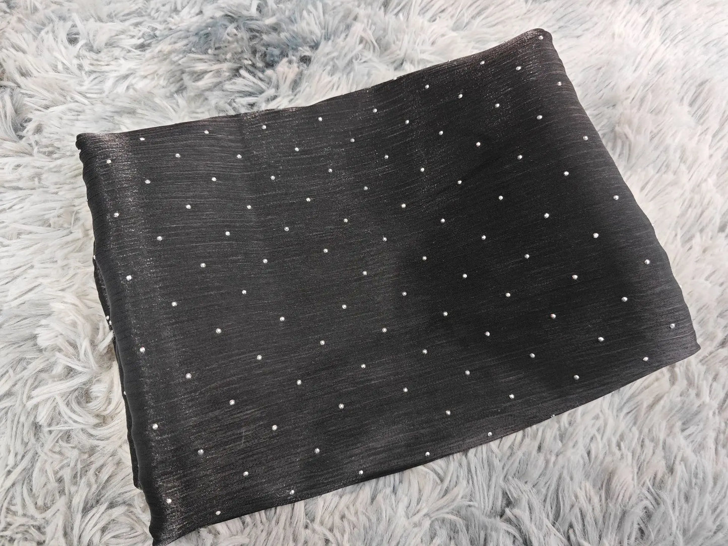 Dubai Diamonds Open-Front Abaya Kaftan