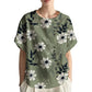 Women's Floral Cotton-Linen Tunic