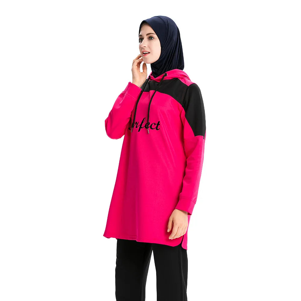 Women's Loose Hooded Kaftan Sweater