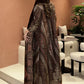 Women's Pleated Open Abaya Maxi Dress