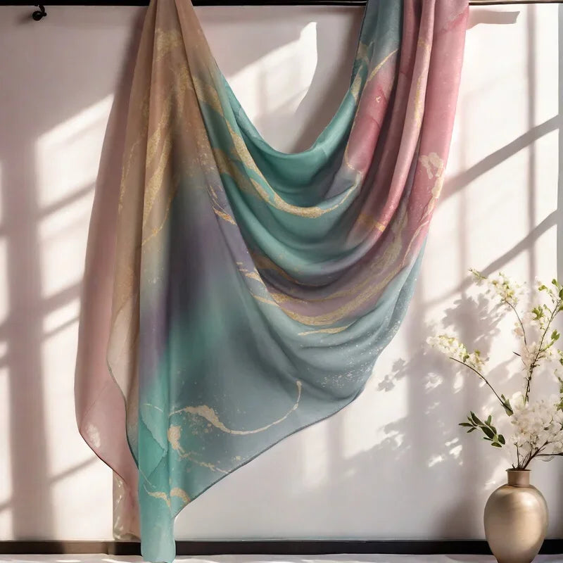 Tie-Dye Cotton Hijab Scarf
