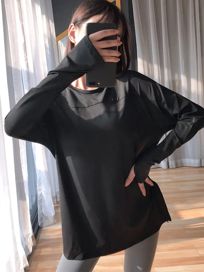 Women's Long Sleeve Quick-Dry Sports Top