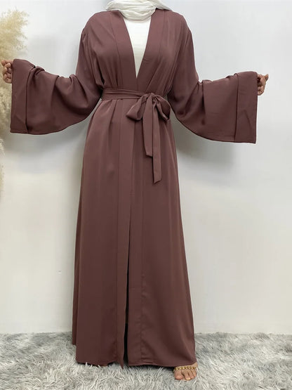 Solid Color Kimono Abaya