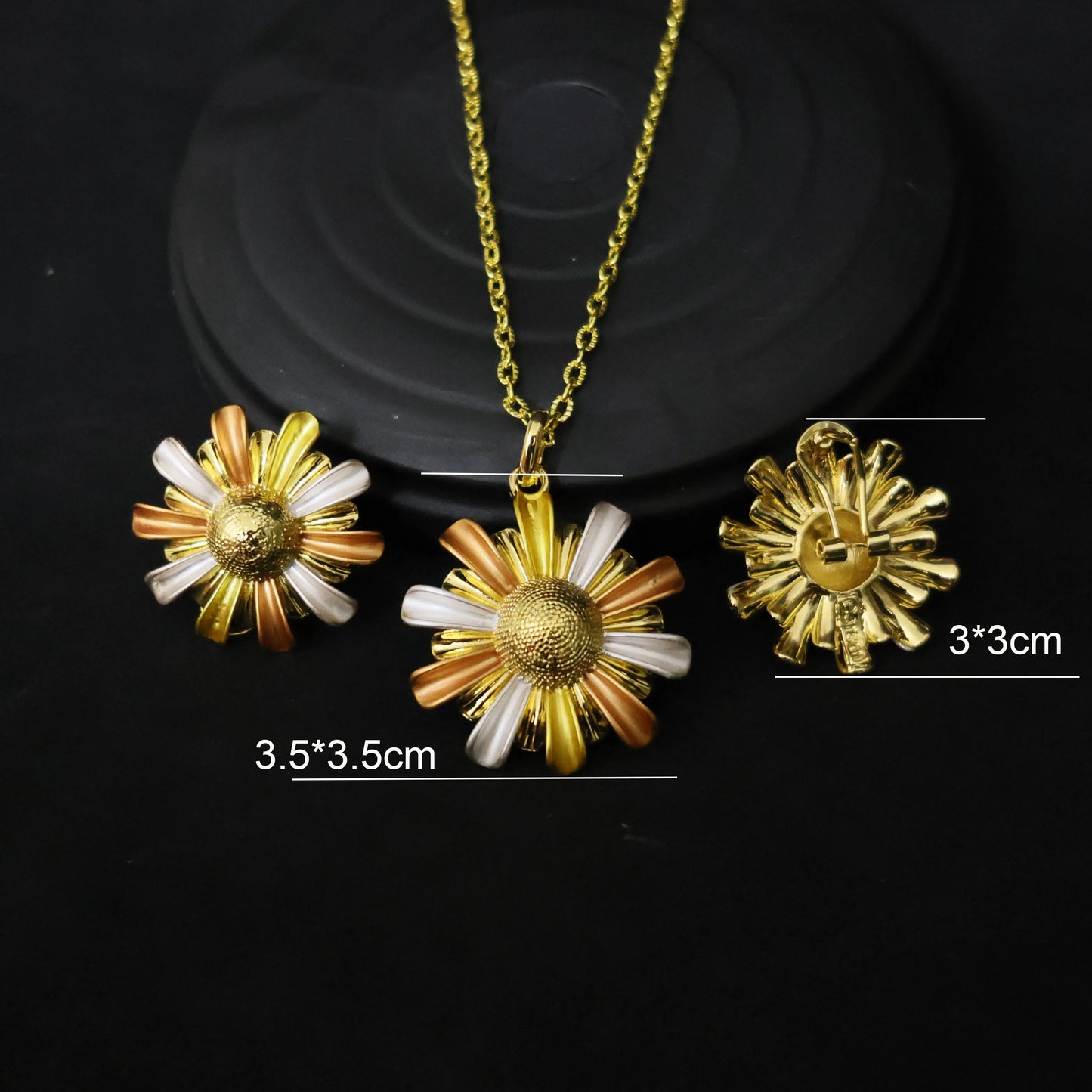 Luxury 18K Gold Plated Jewelry Set
