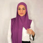 Soft Cotton Jersey Instant Hijab