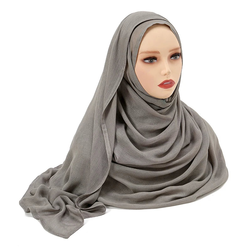 Large Plain Modal Hijab