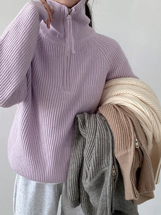 Women's Korean Turtleneck Pullover Sweater