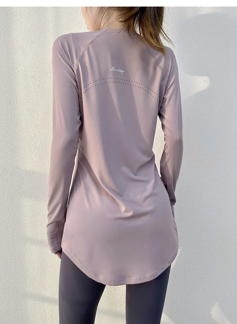 Women's Long Sleeve Yoga Top