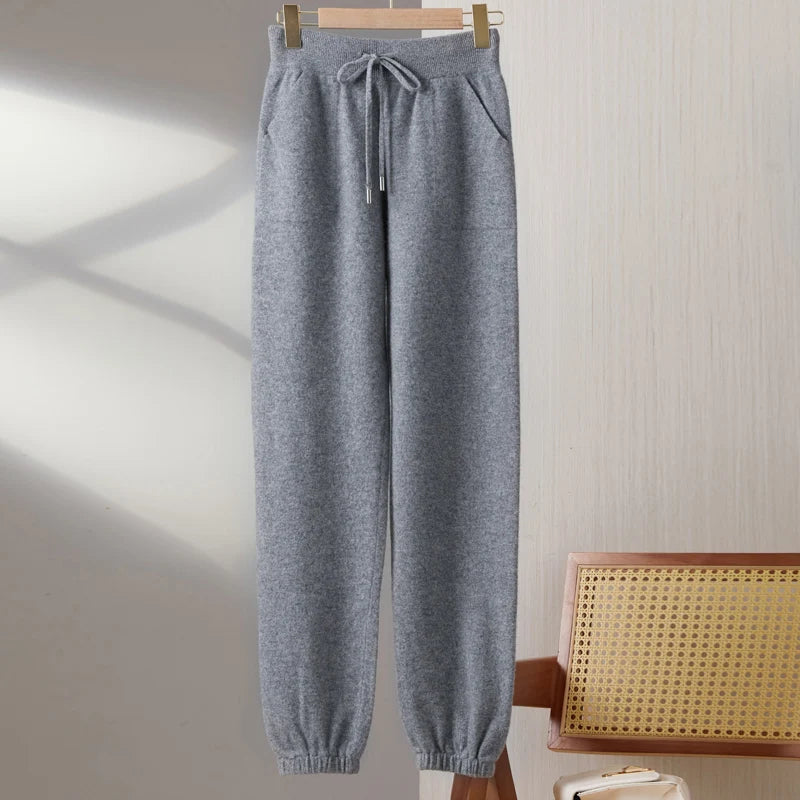 Women's Wool Slim-Fit Winter Pants