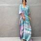 Plus-Size Women's Beach Kaftan Cover-Up