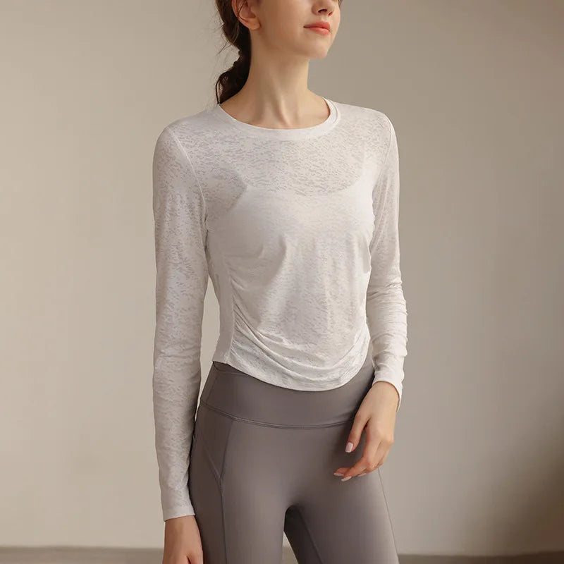 Women's Long Sleeve Slim Yoga Top