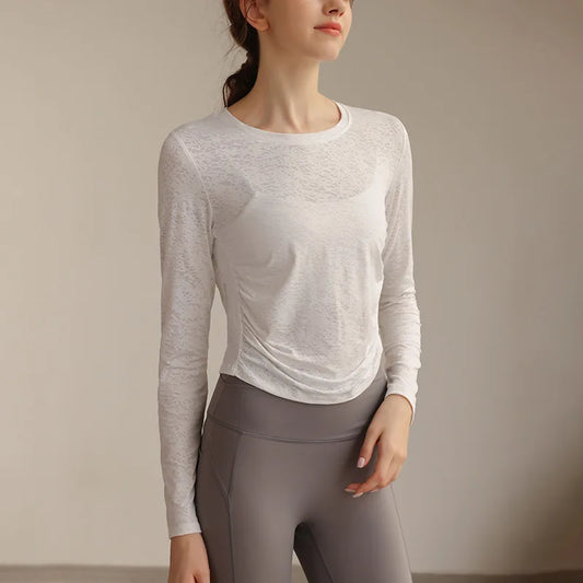 Women's Long Sleeve Slim Yoga Top