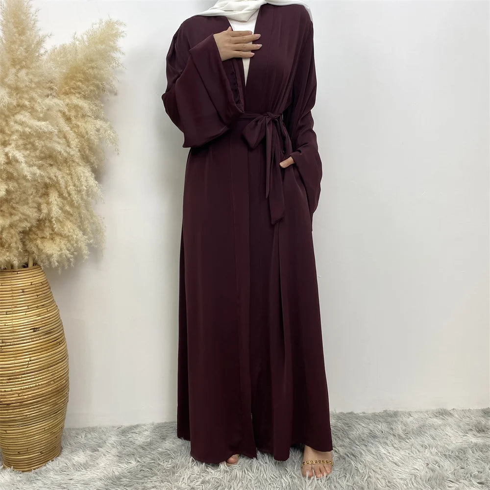Solid Color Kimono Abaya