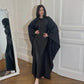 Satin Butterfly Abaya