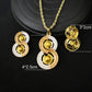 Luxury 18K Gold Plated Jewelry Set