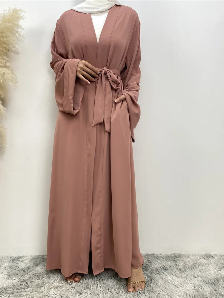 Solid Color Kimono Abaya