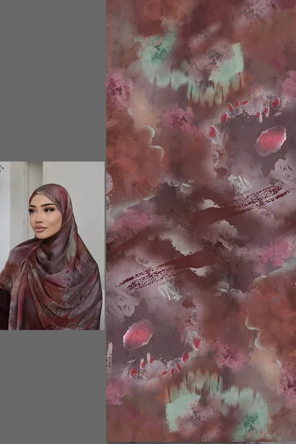 Printed Modal Cotton Hijab