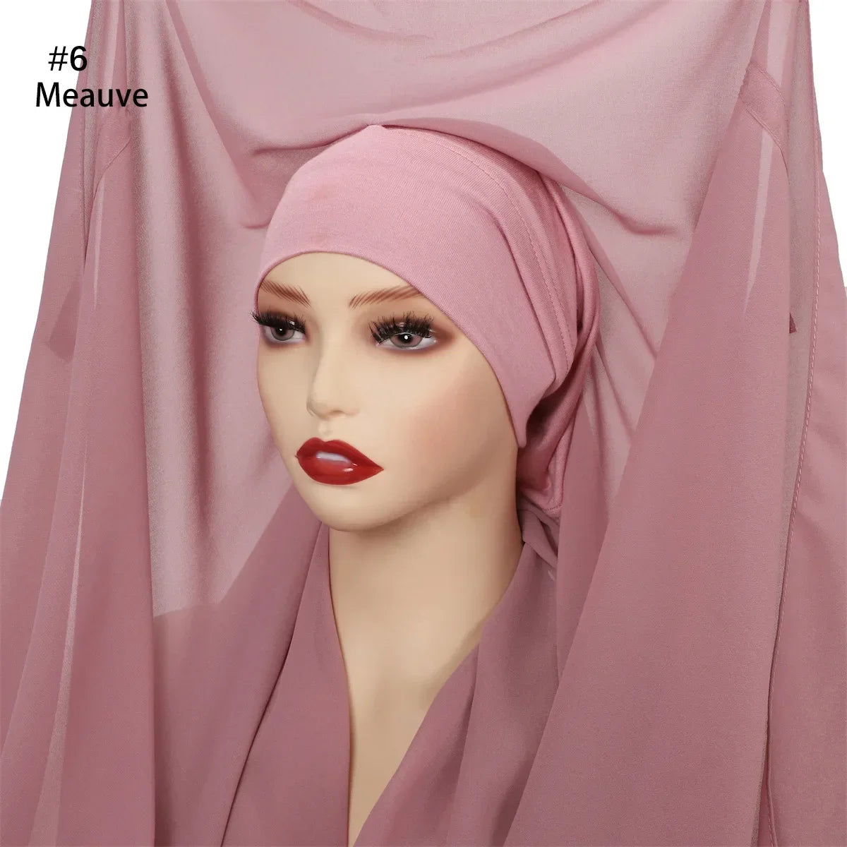 Instant Chiffon Hijab with Magnetic Buckle