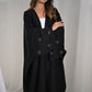 Women's Embroidered Open Front Abaya Jacket