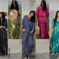 Plus-Size Women's Beach Kaftan Cover-Up